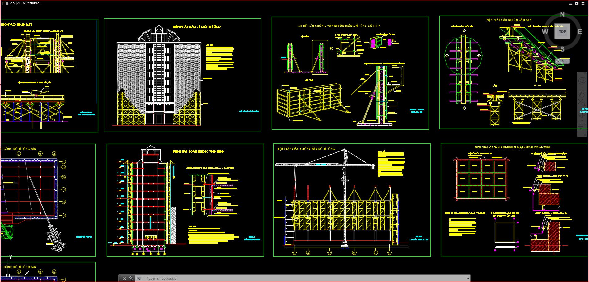Biện pháp thi công nhà-10 Tầng - Shop Drawing Cơ Điện M&E
